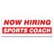 Signmission Now Hiring Sports Coach Banner Apply Inside Accepting Application Single Sided B-120-30307 - alternate 1